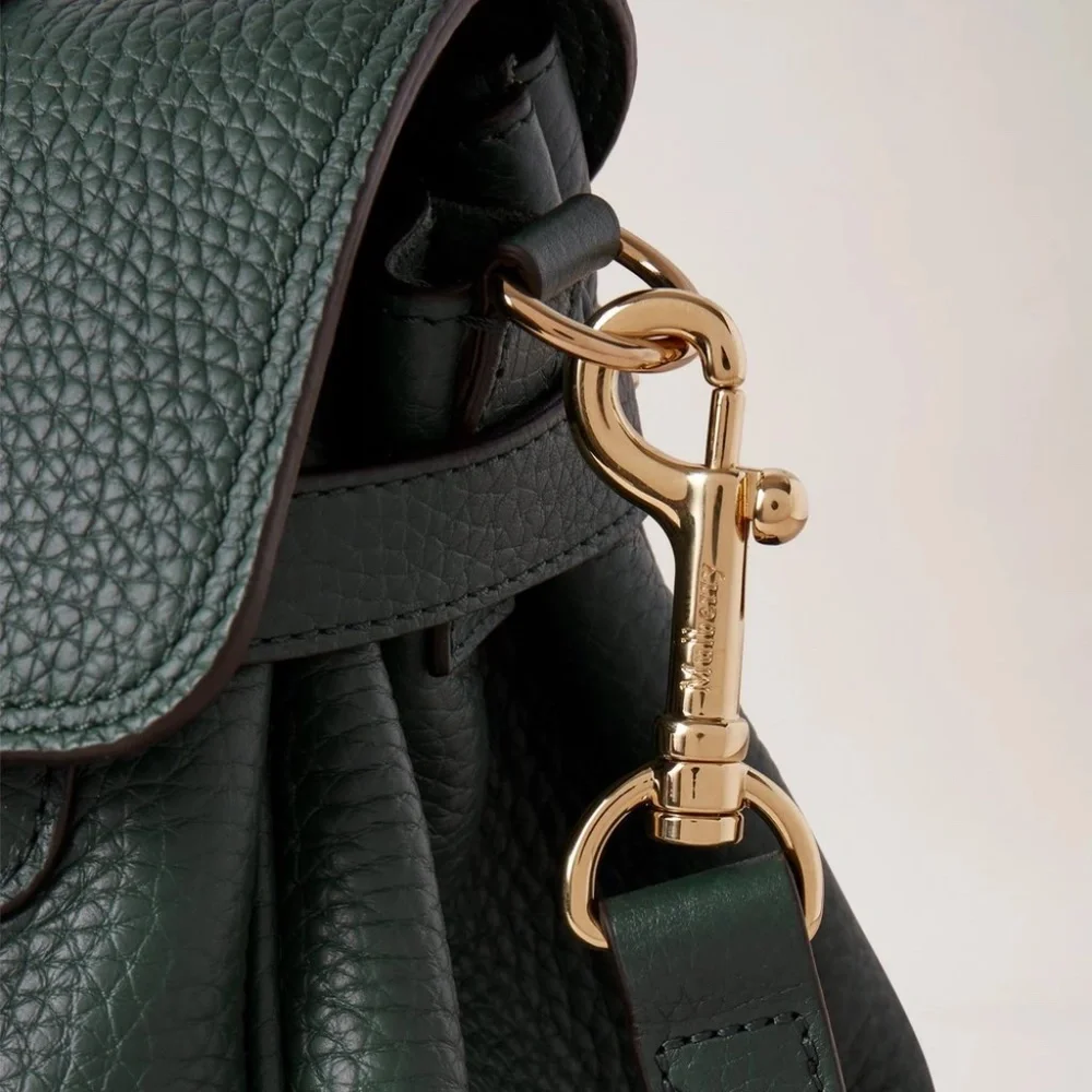 Mulberry 'Alexa' in Mulberry Green Heavy Grain Leather Bag - MSRP $1595 - NWT - Picture 5 of 7